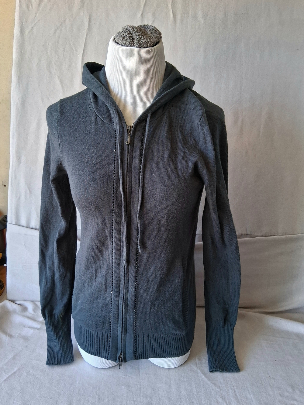 Women's Juicy Couture Full Zip Hoodie : Pale Green : Size Small